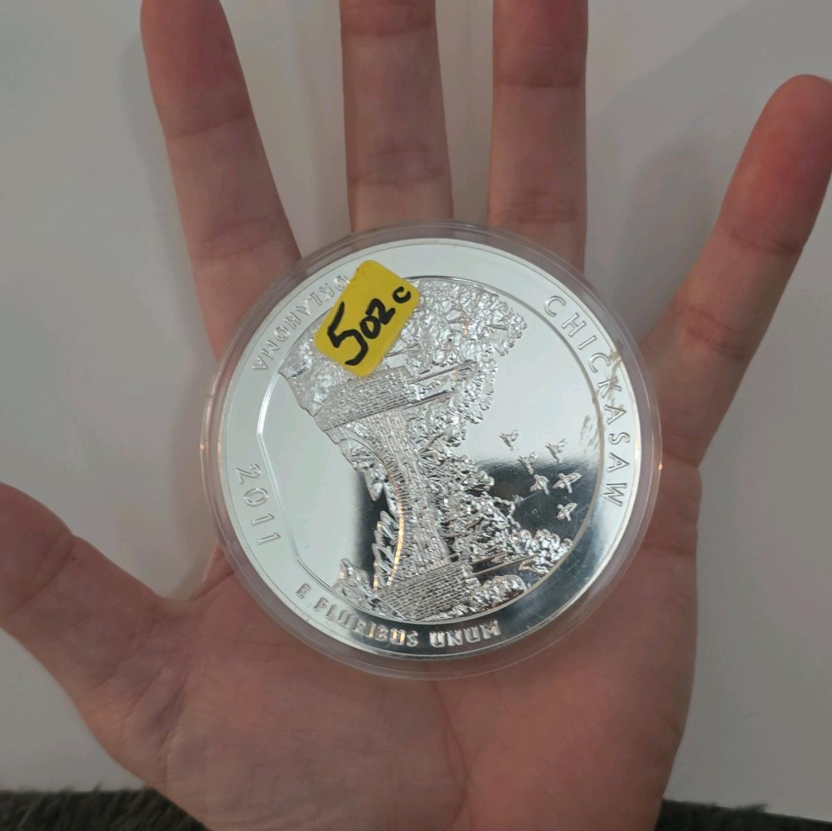 5oz silver minted as quarter dollar