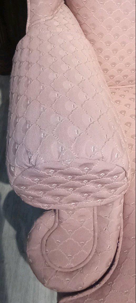 1 pr Tradional pink Wingback Armchairs