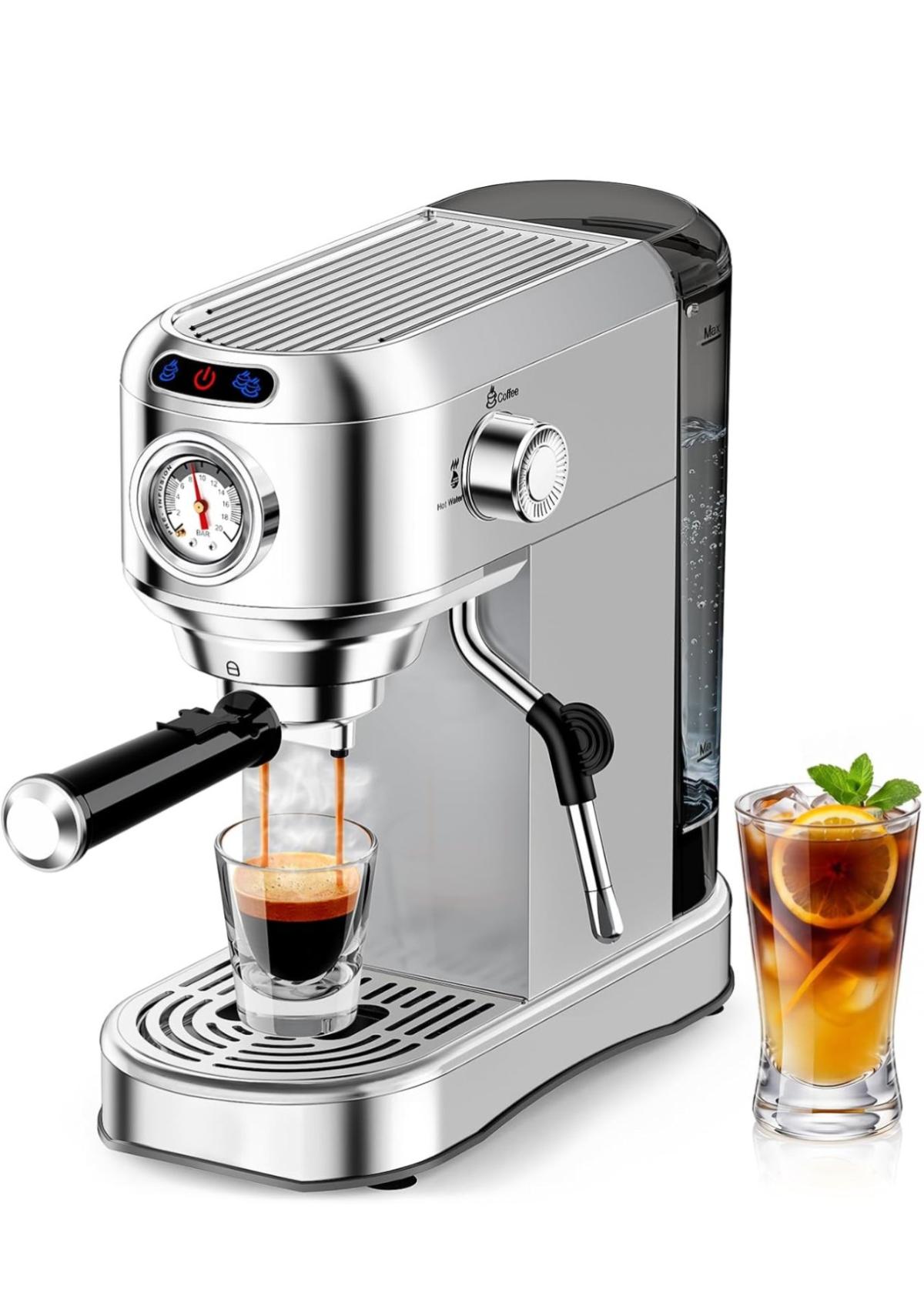 Mquina de caf espresso de 20 bares