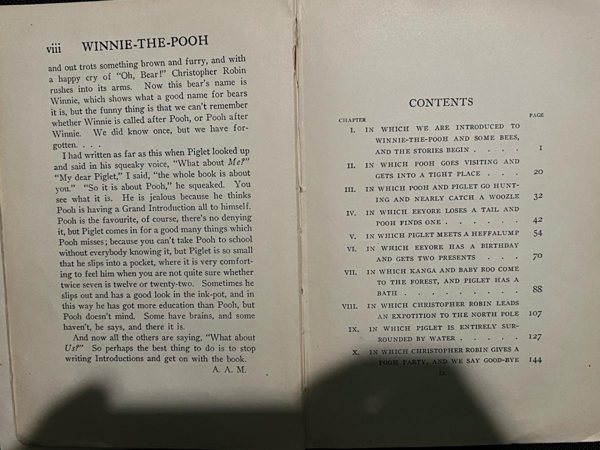 1926 Copy of Winnie the Pooh
