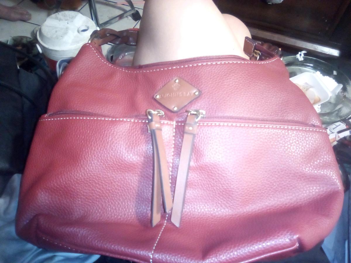 Woman St Johns Bay Red purse