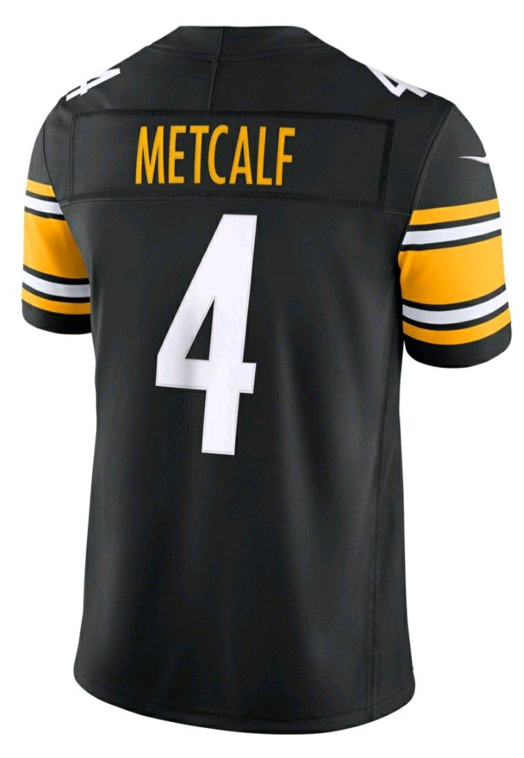 New DK Metcalf Pittsburgh Steelers Game Player Jersey  Black