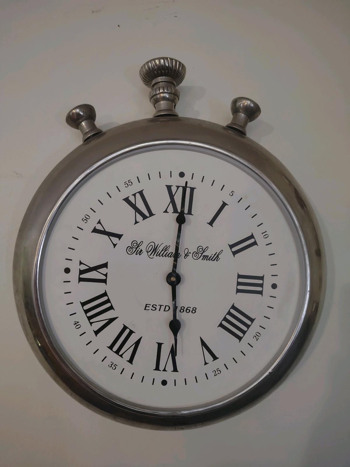 sir William pocket watch but wall size
