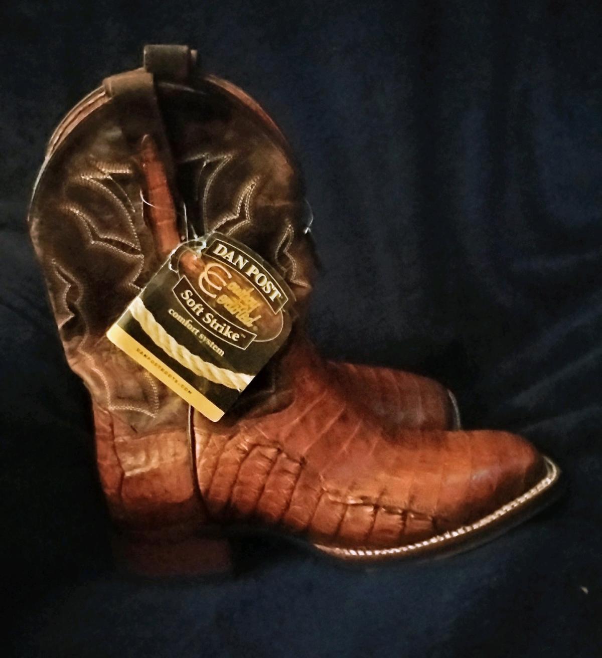 Dan Post Certified Camen Square Toe Western Boots 8
