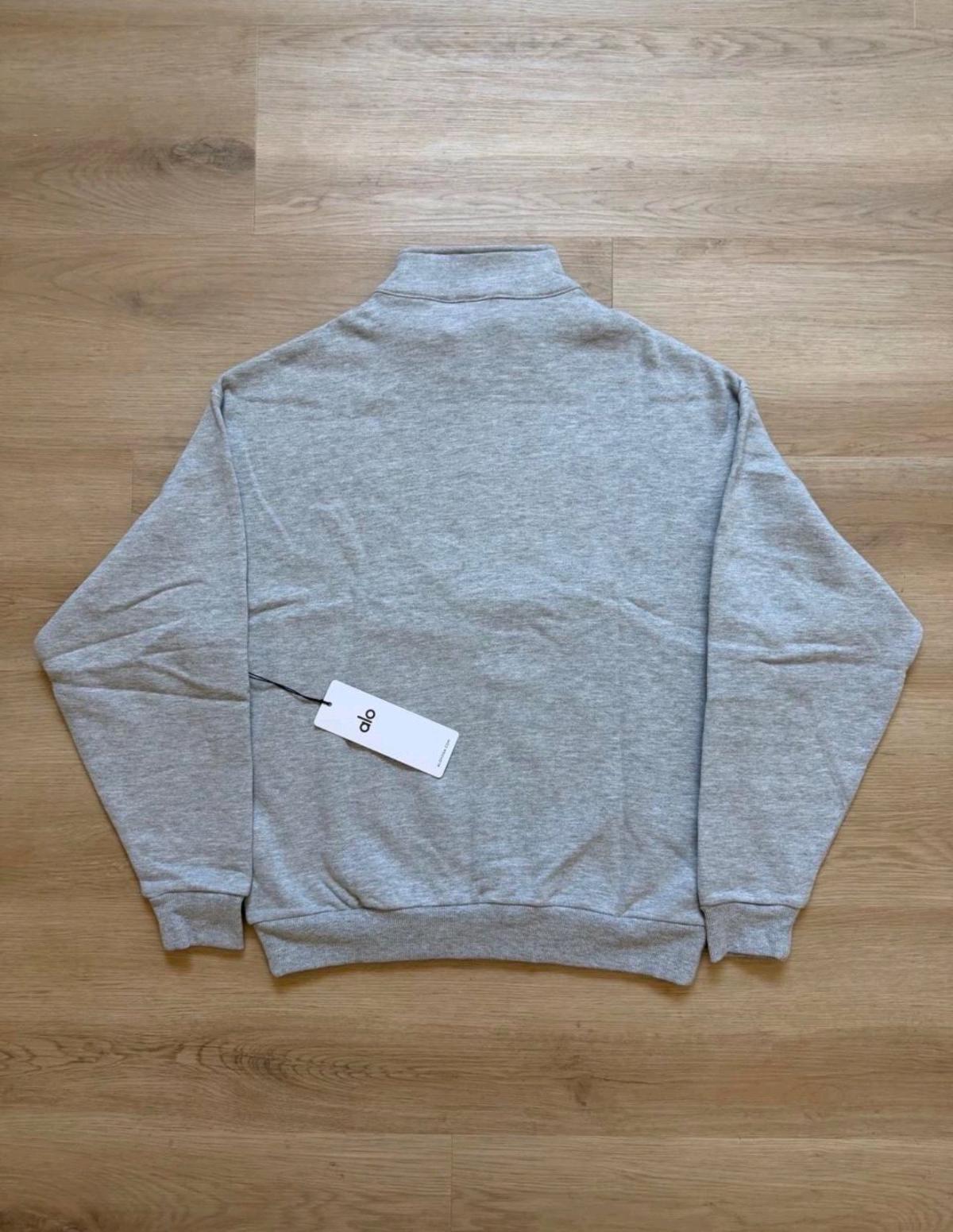 Alo Yoga quarter zip Grey size small