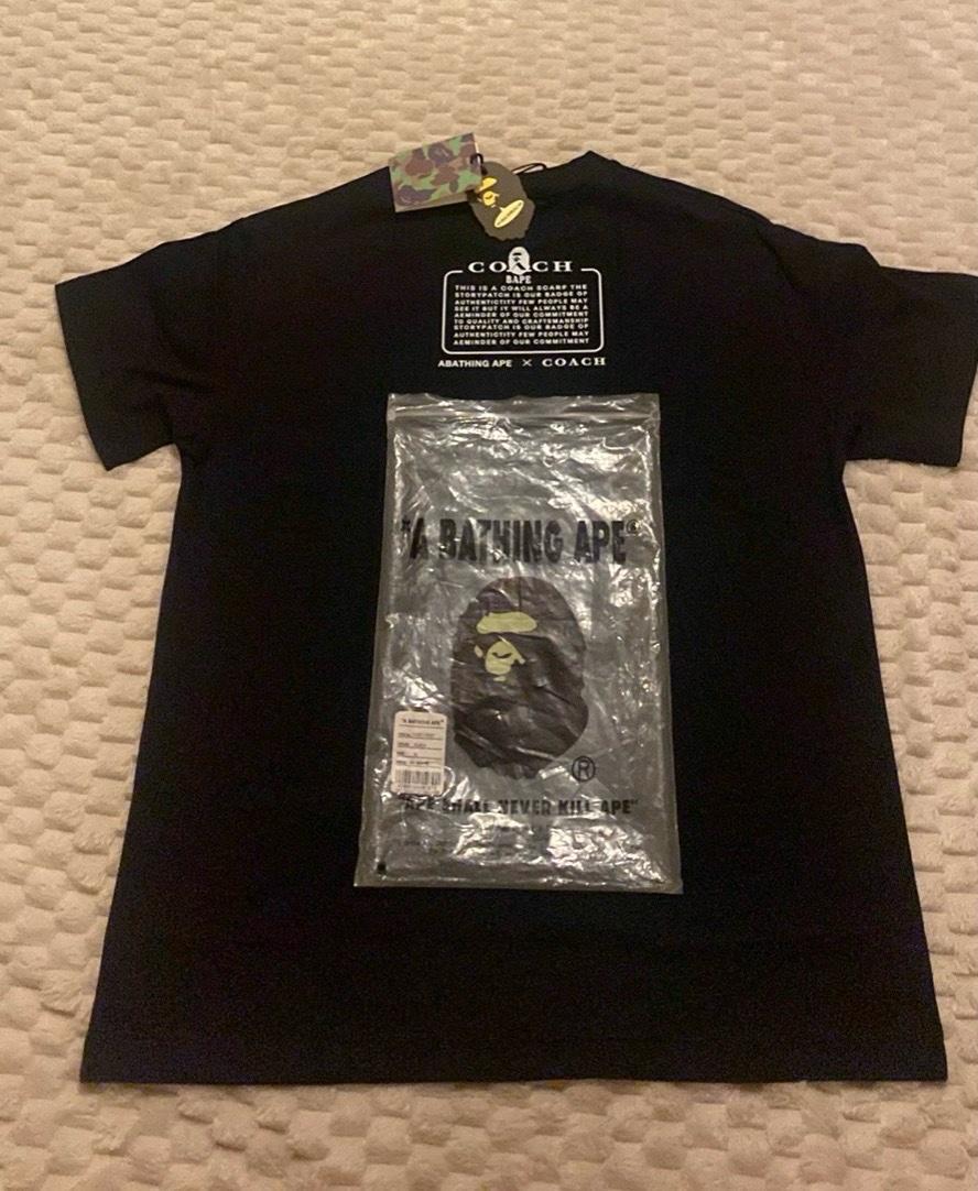 BAPE x Coach Collaboration TShirt Black