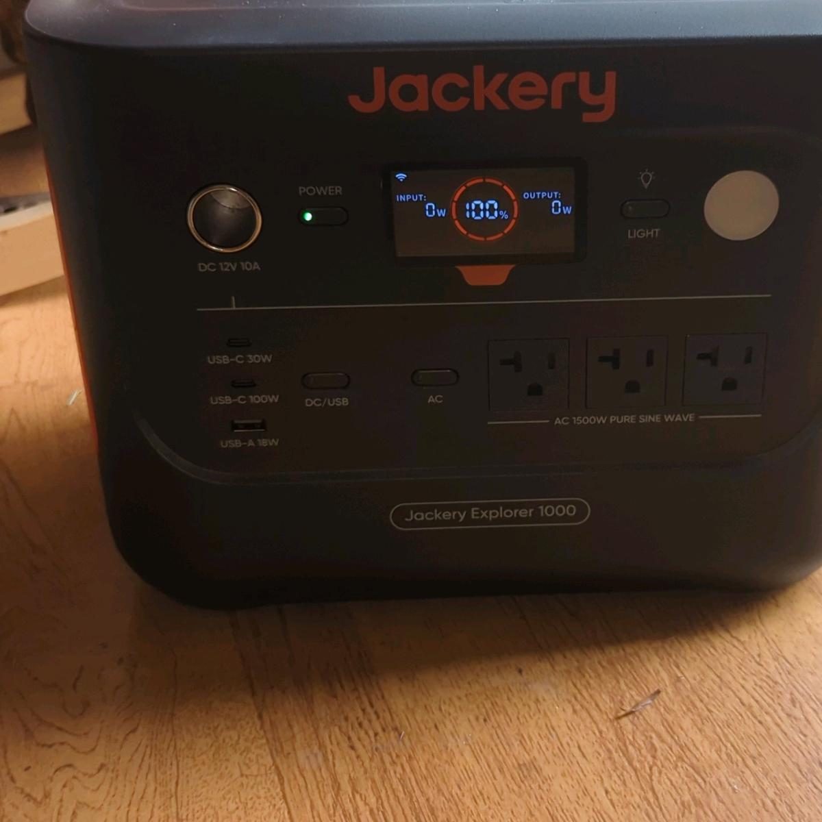Jackery Explorer 1000 V2 portable solar generator