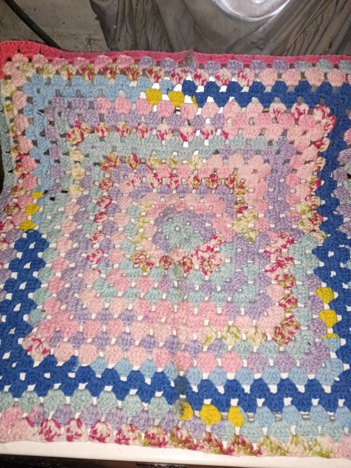 Multi colored Crochet Blankets