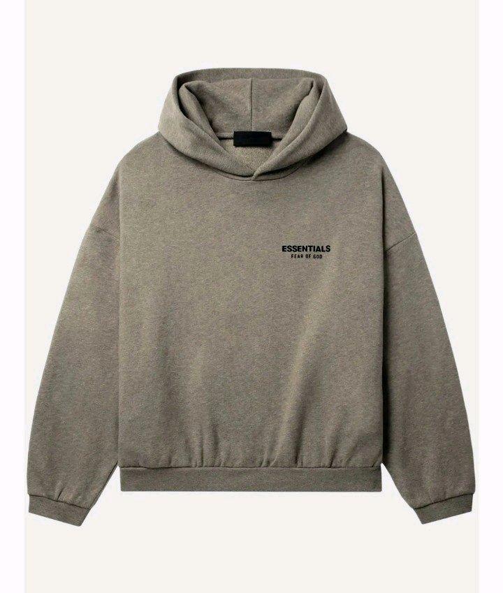 Essentials Fear Of God Logo Hoodie