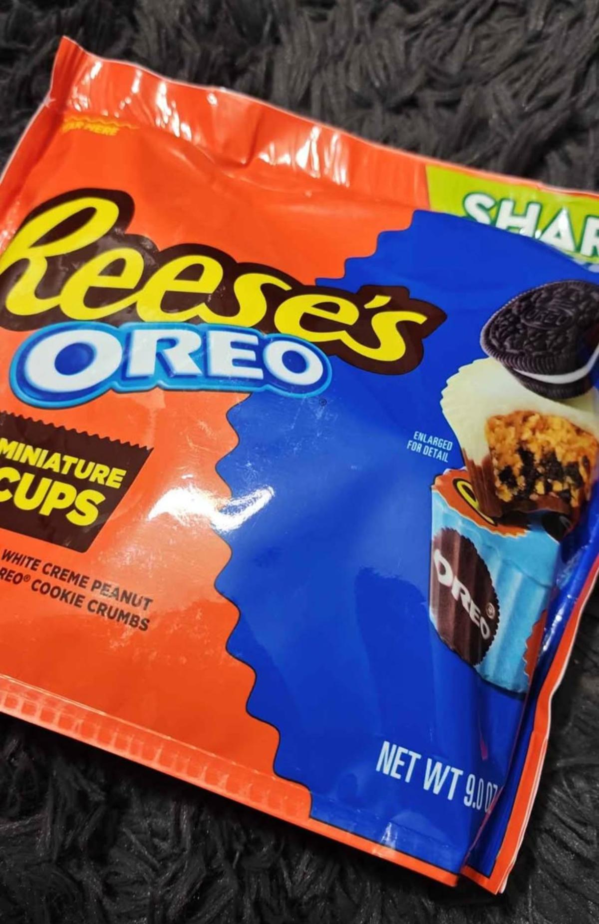 Reeses Pieces Bark and Reeses Oreo Cups