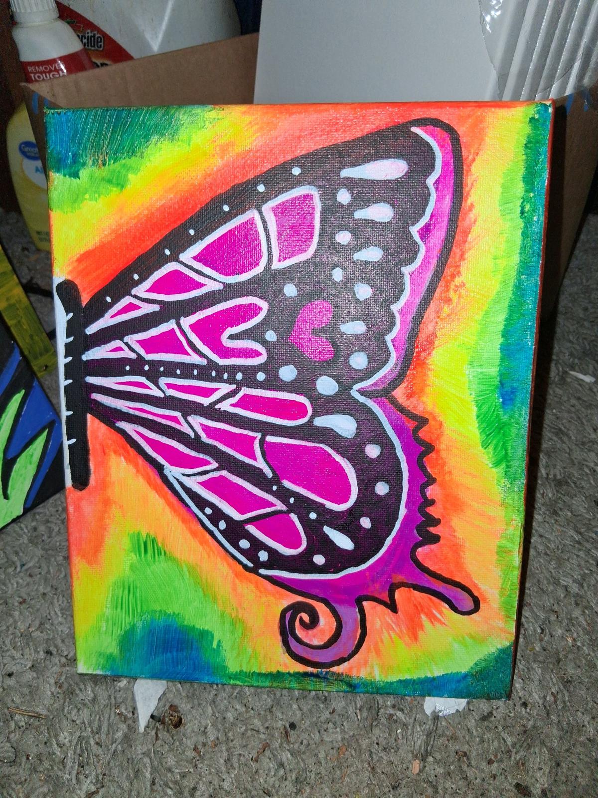 pink rainbows butterfly