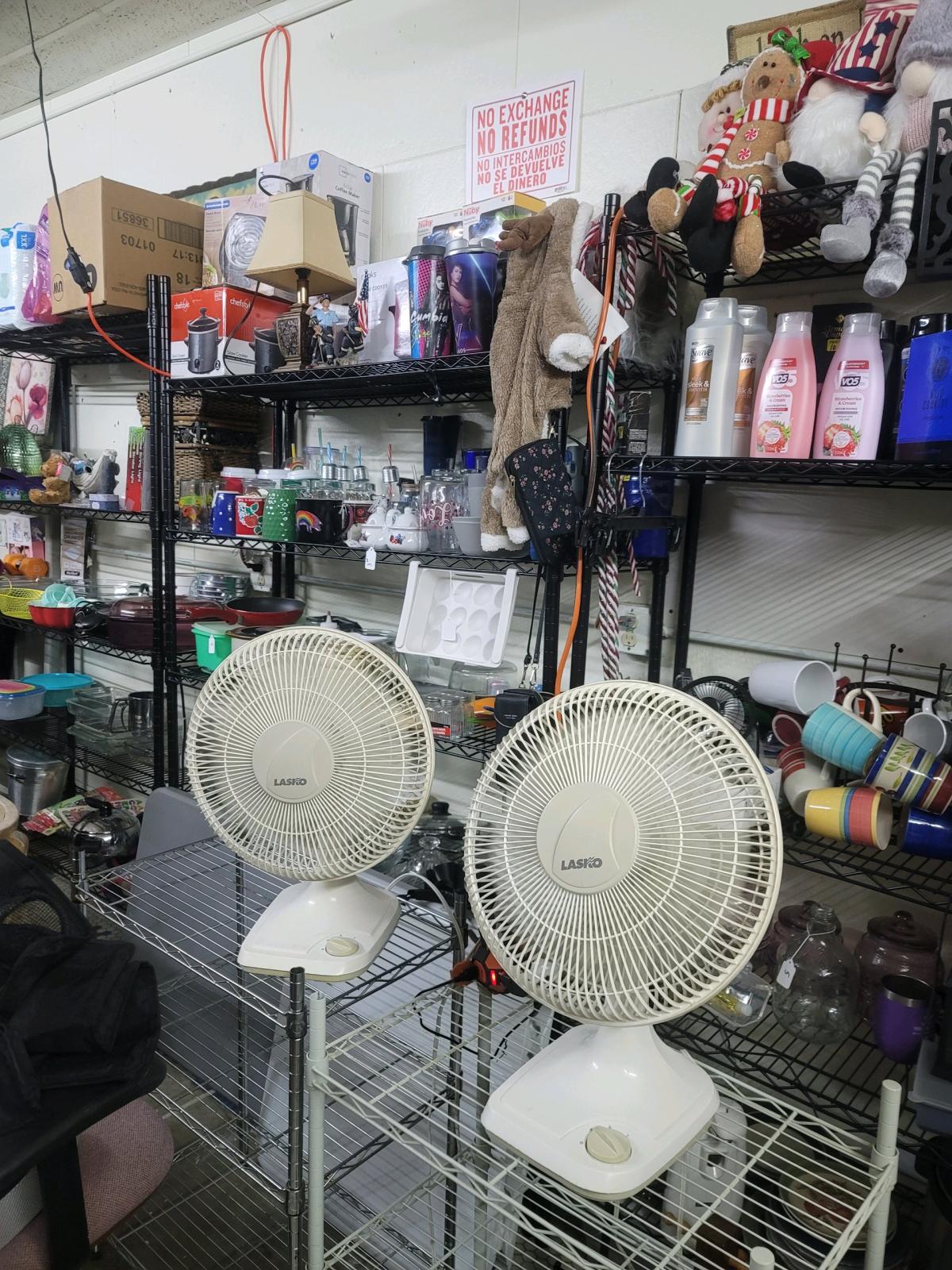 2 Lasko Fans Work Good 15 ea