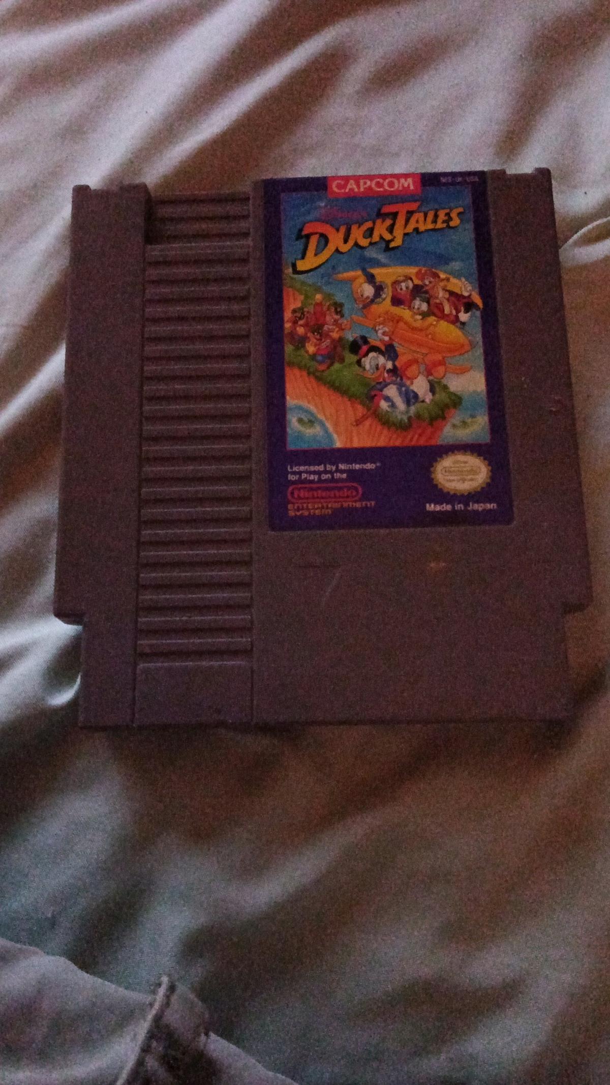 Disneys DuckTales Nintendo Game Cartridge Made By Capcom