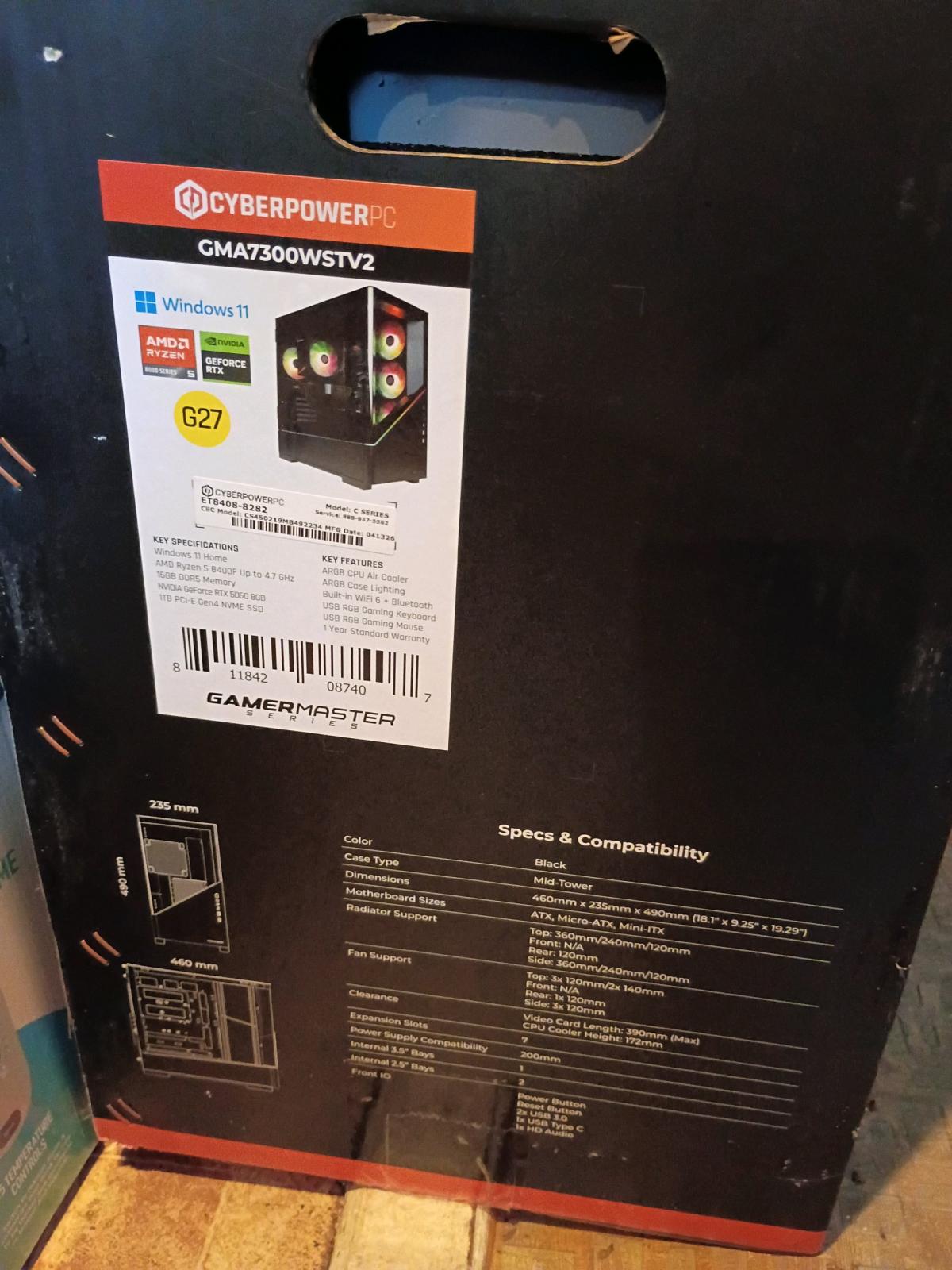 BRAND NEW CYBERPOWER Windows 11