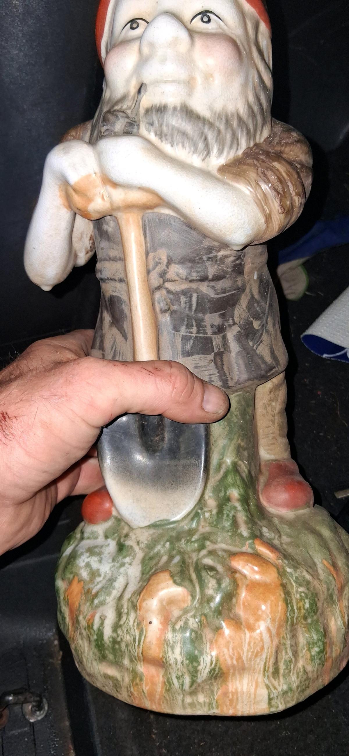 vintage early 1900s german garden gnome
