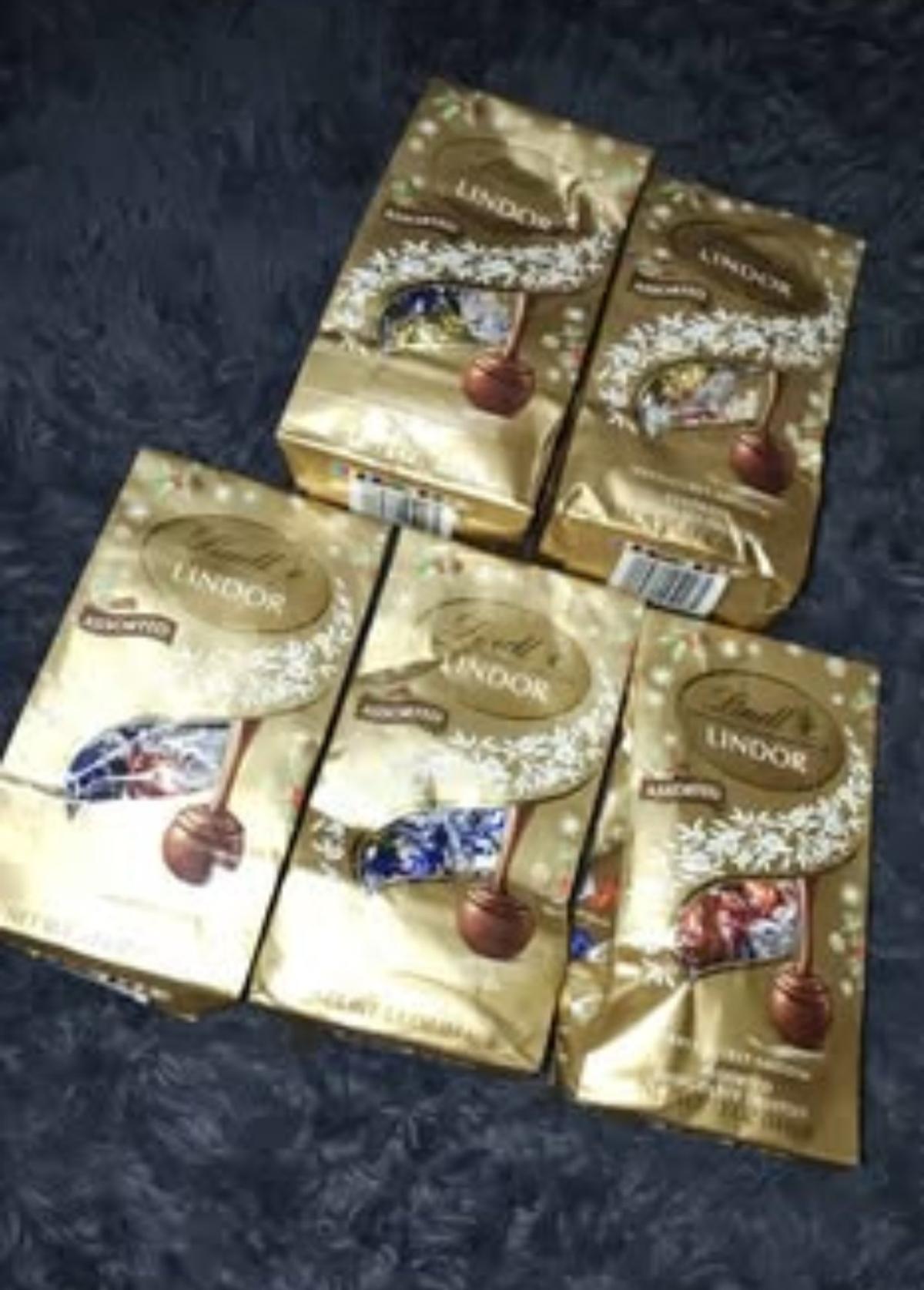 5x Lindts Lindor Assorted Chocolate Truffles