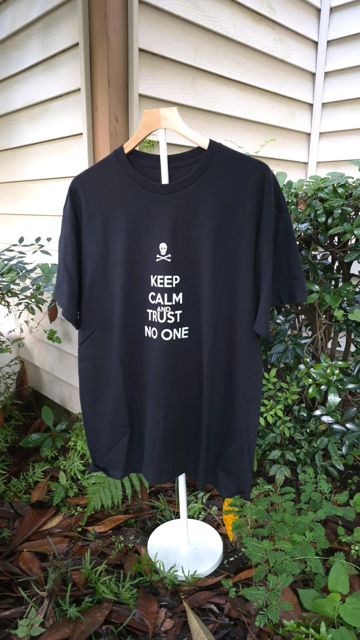 keep calm skeleton shirt