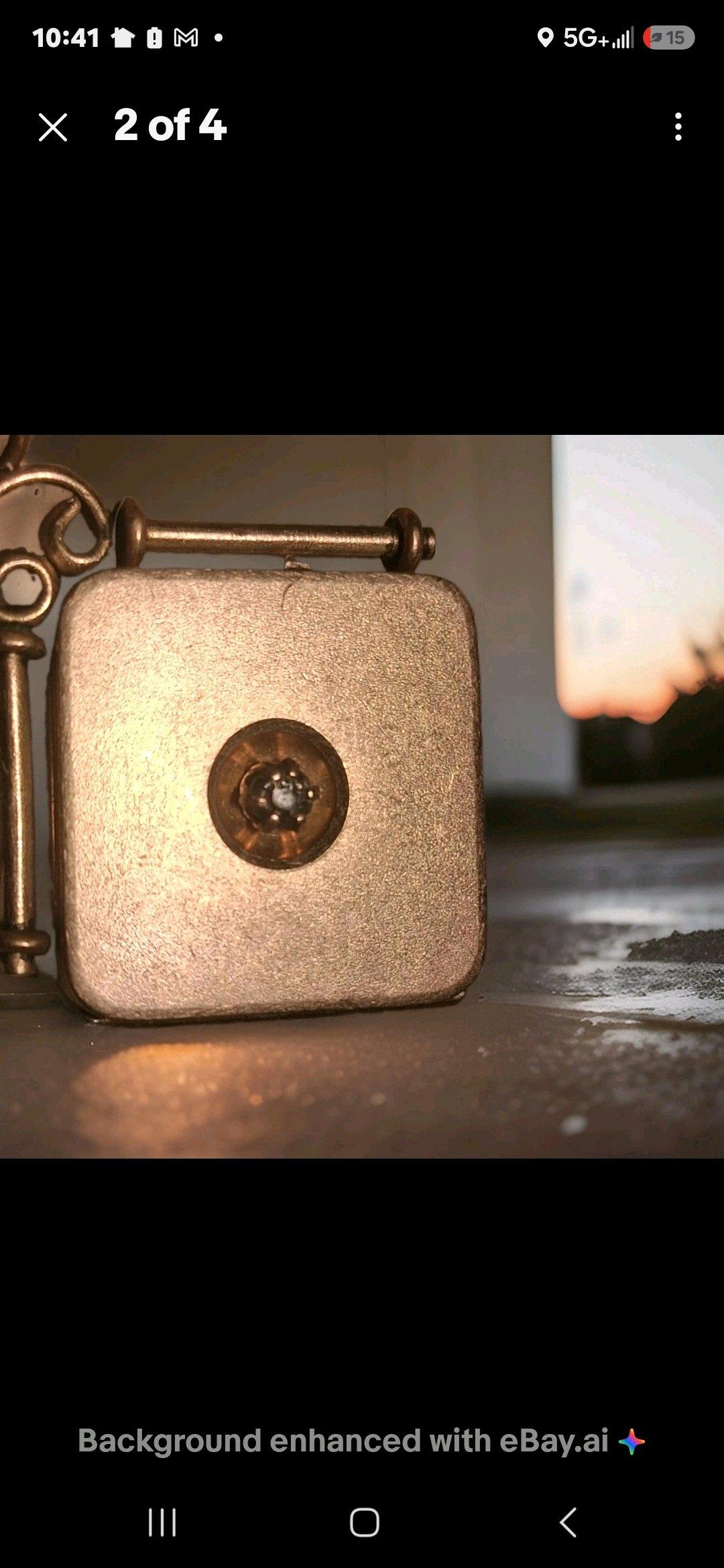 Antique Latd Victorian pocket watch fob by BB Co