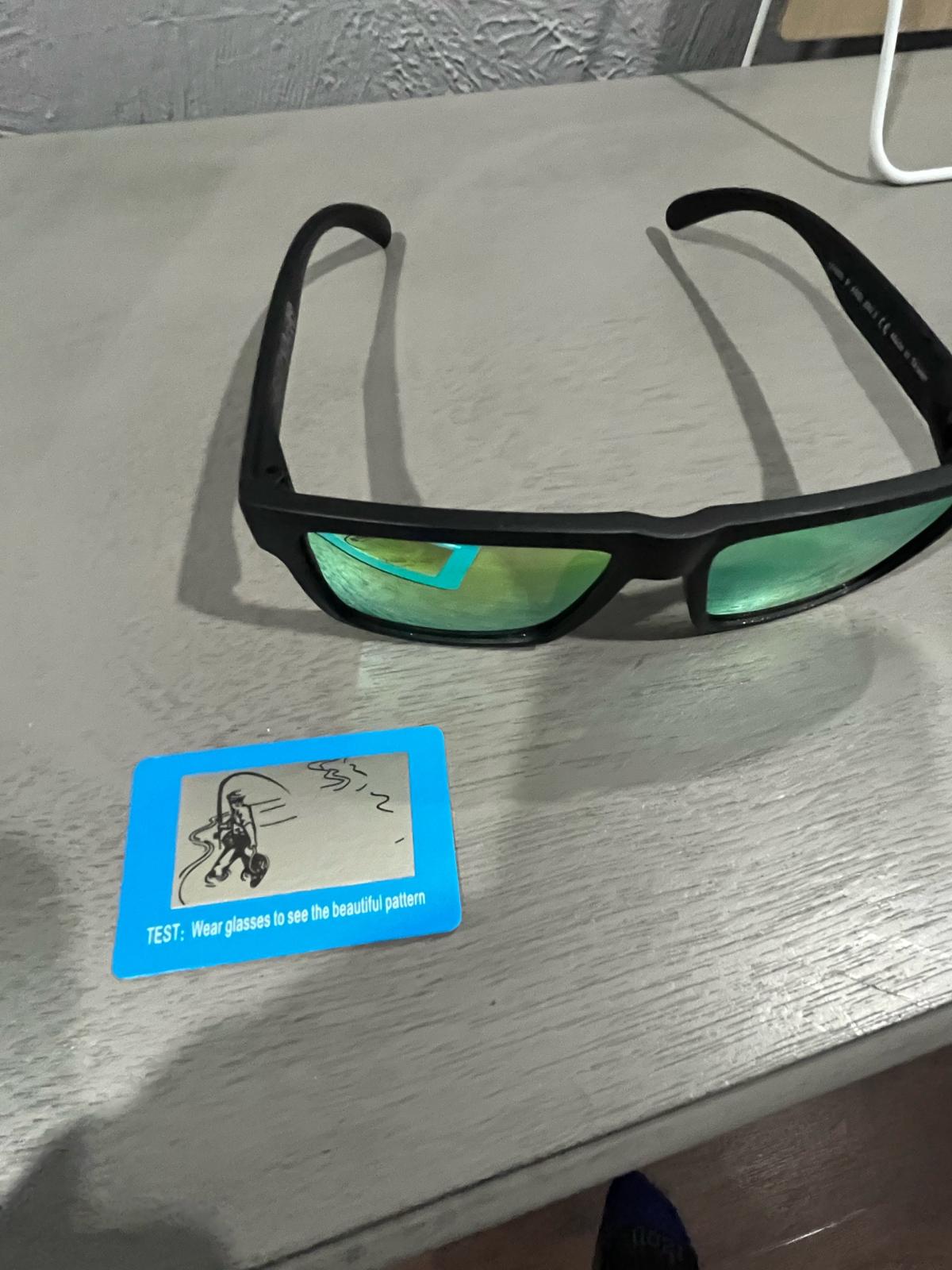 polarized color lens sunglasses