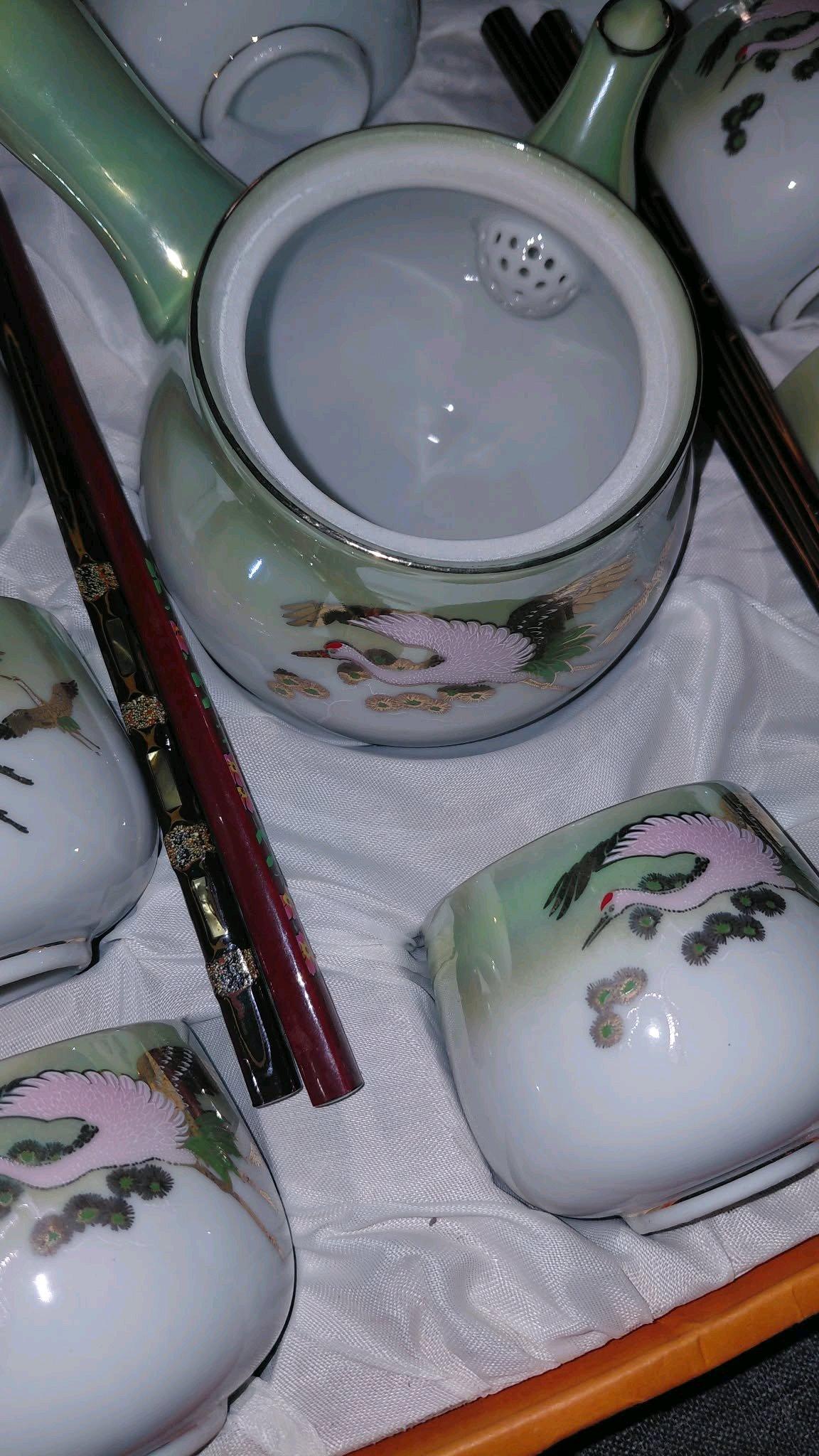 vintage Japanese tea set complete set
