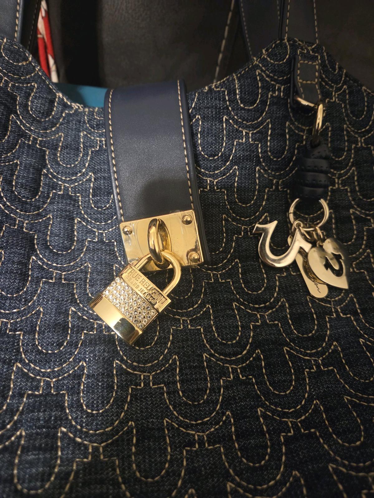 True religion large tote bag