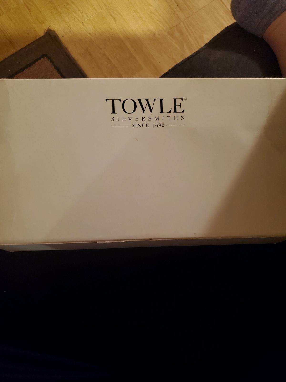 Towle silversmith silver plated 2 pieces