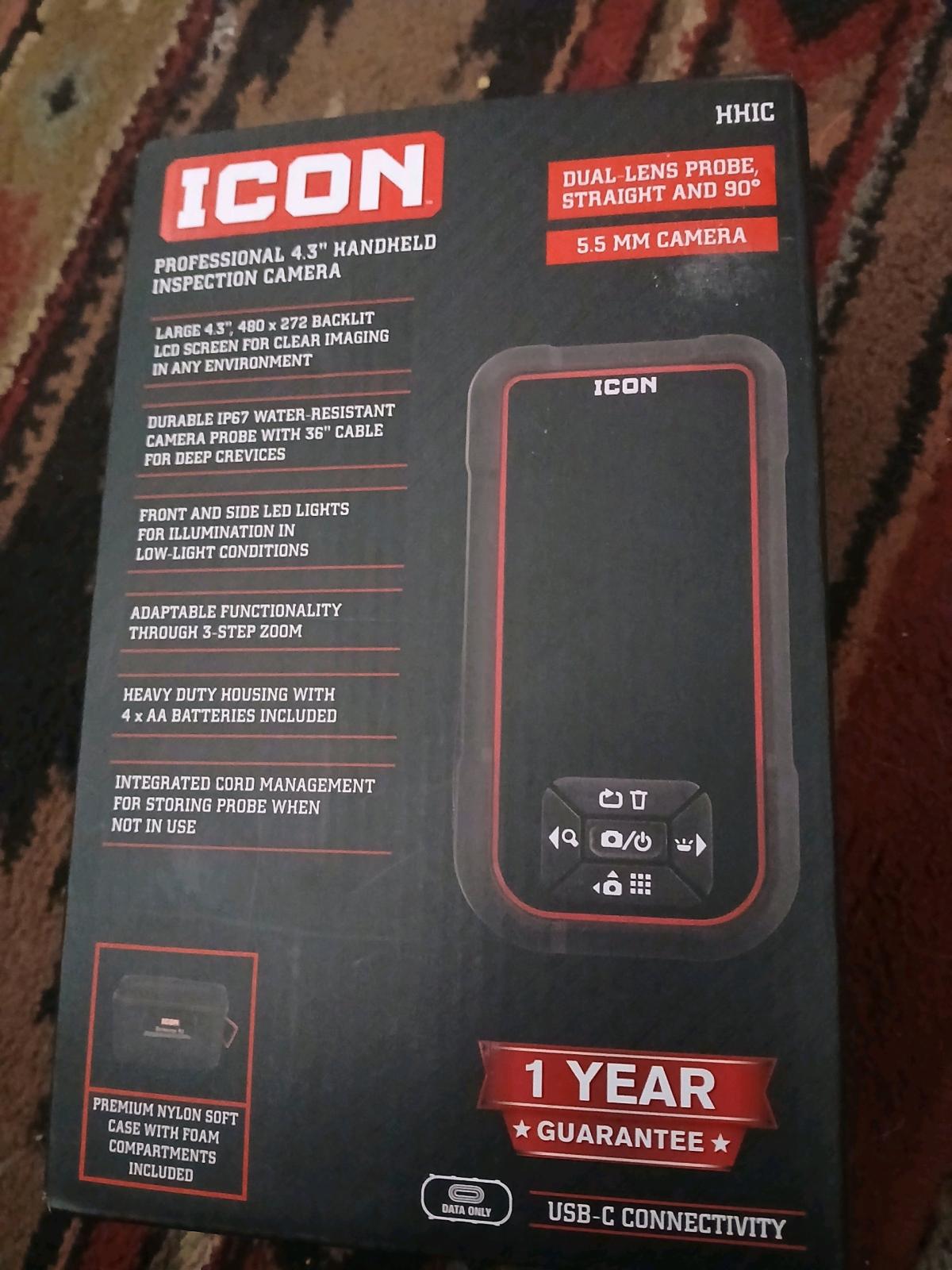 icon professional handheld inspection camera