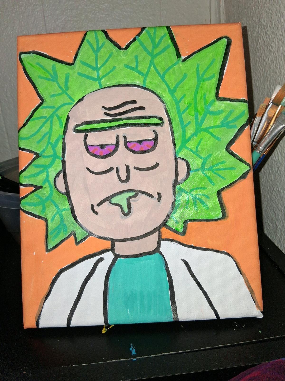 weed Rick from Rick and morty