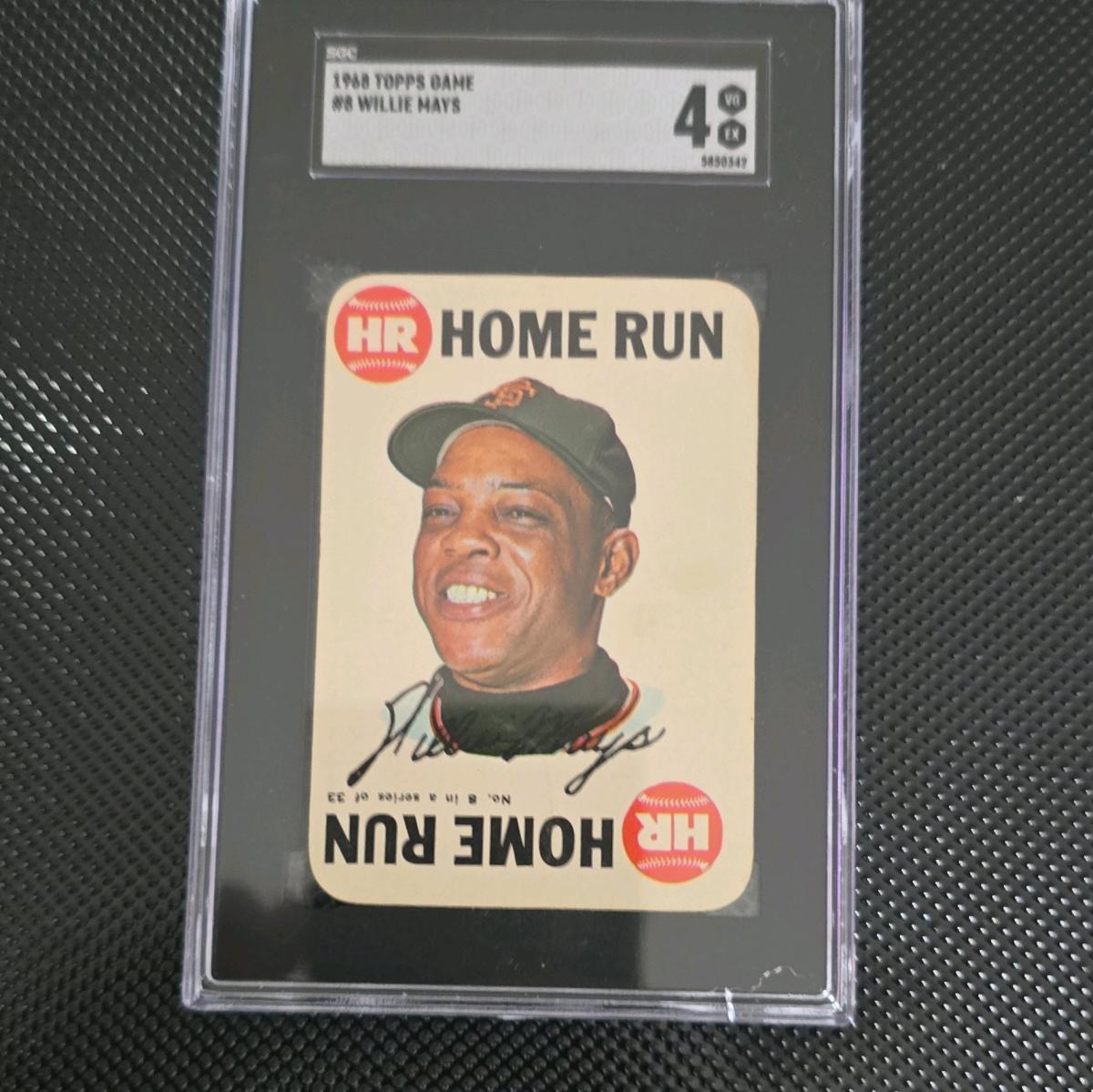 1968 Willie Mays card
