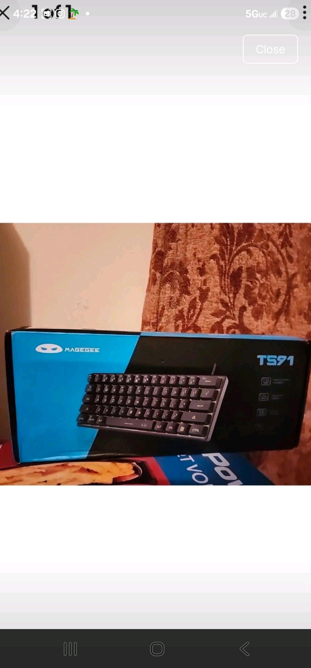 Cute black keyboard for any computer