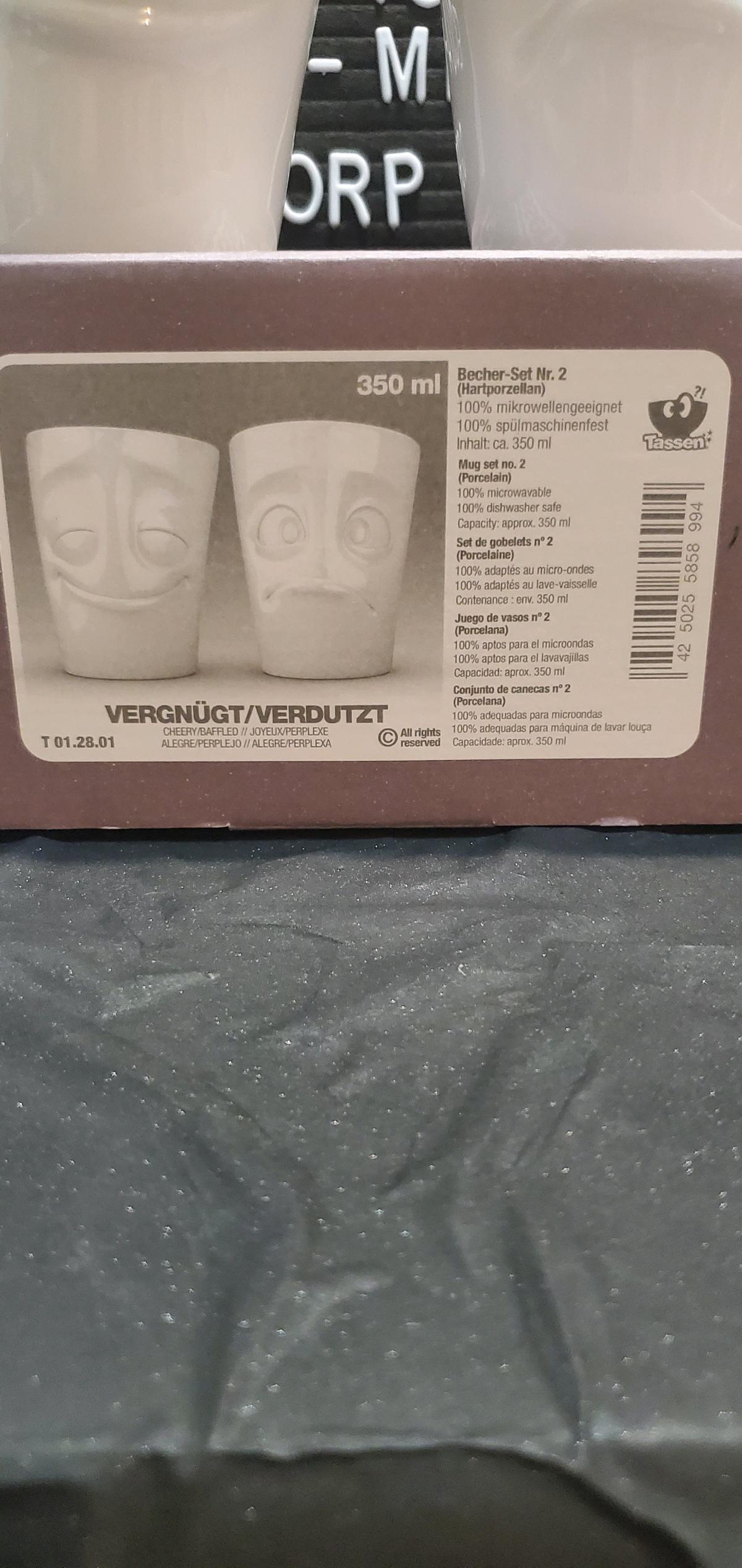 FIFTYEIGHT PRODUCTS TASSEN Porcelain Coffee Mug Set No 2