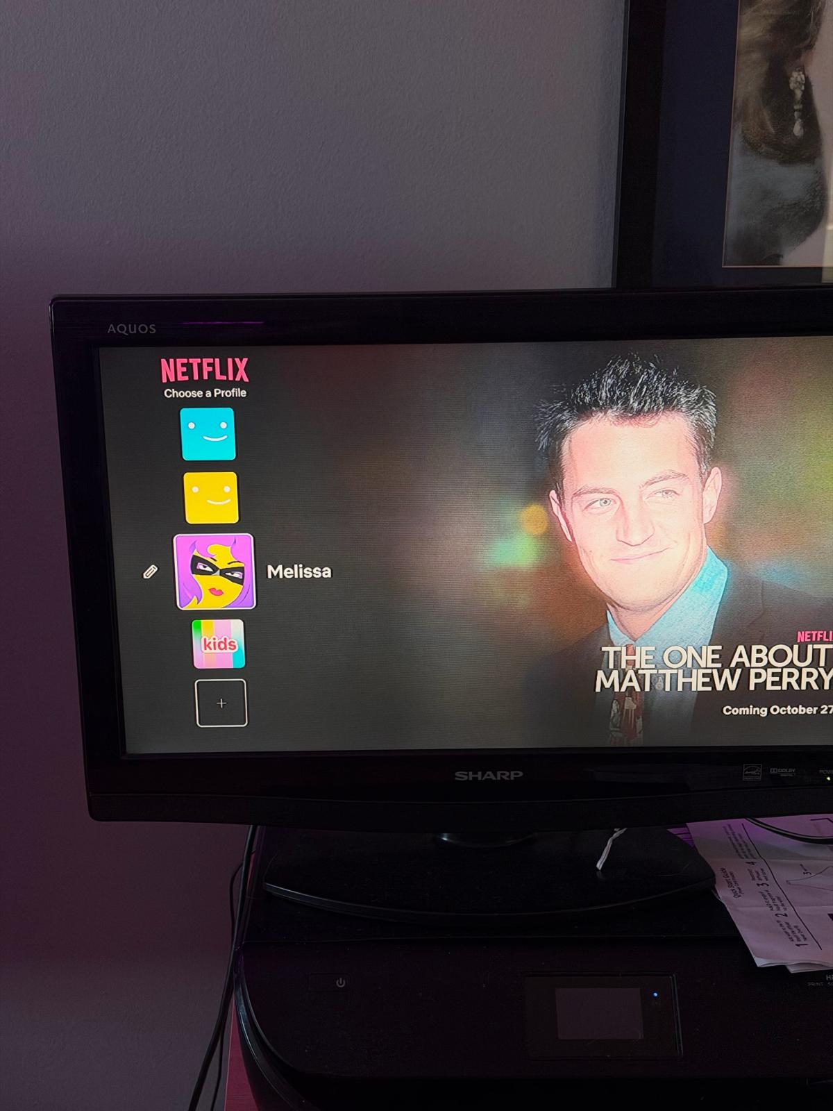 sharp aquios 22 inch tv