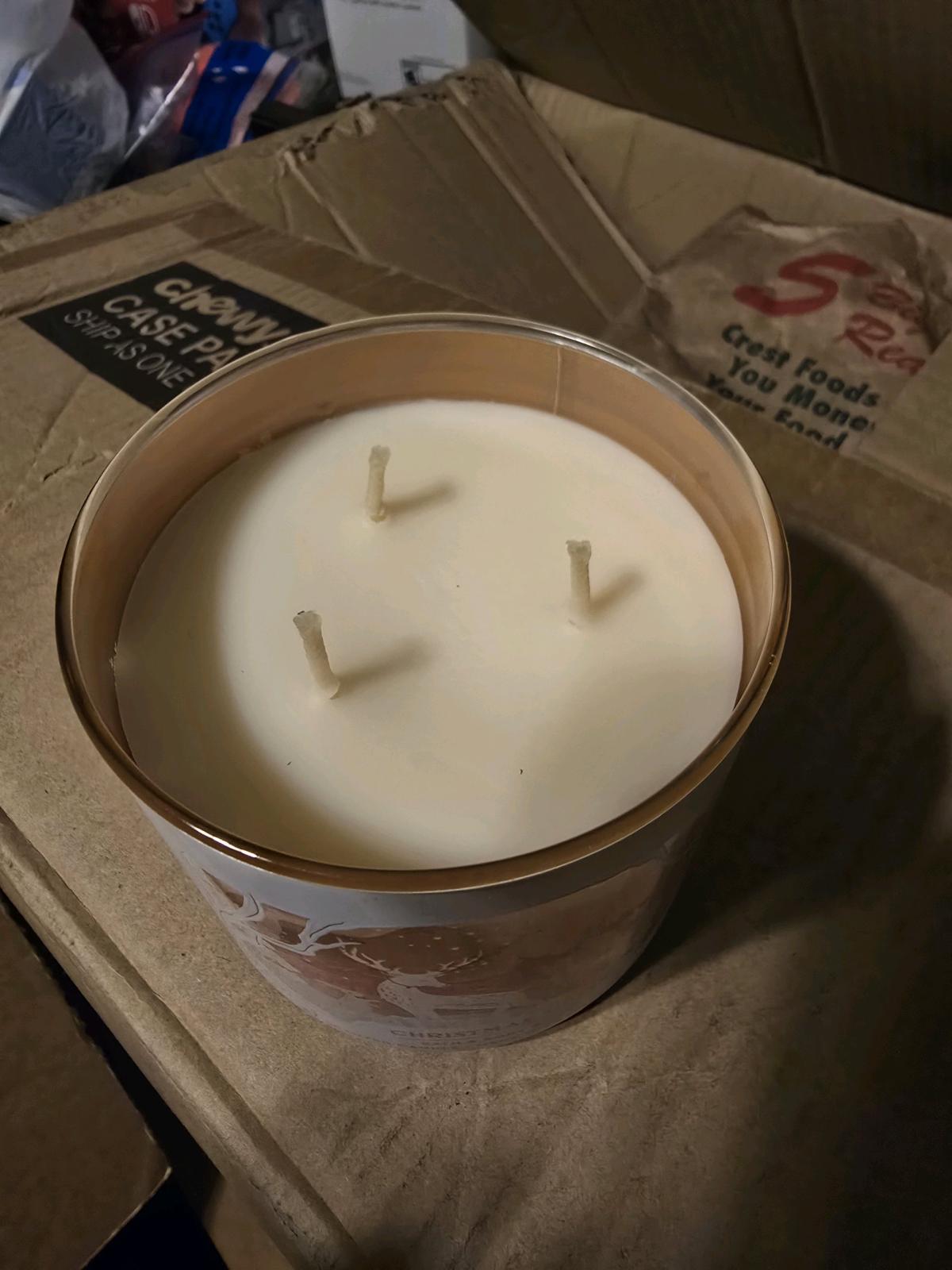 New Bath  Body Works 3Wick Candle  Christmas Cider