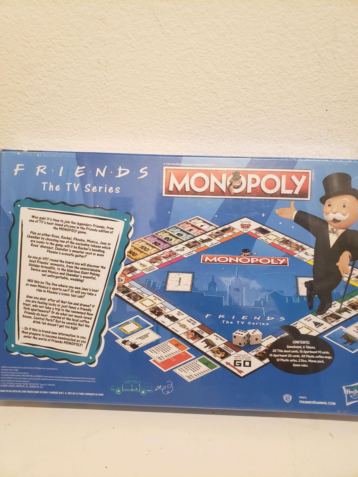 Monopoly board game friends the tv Series