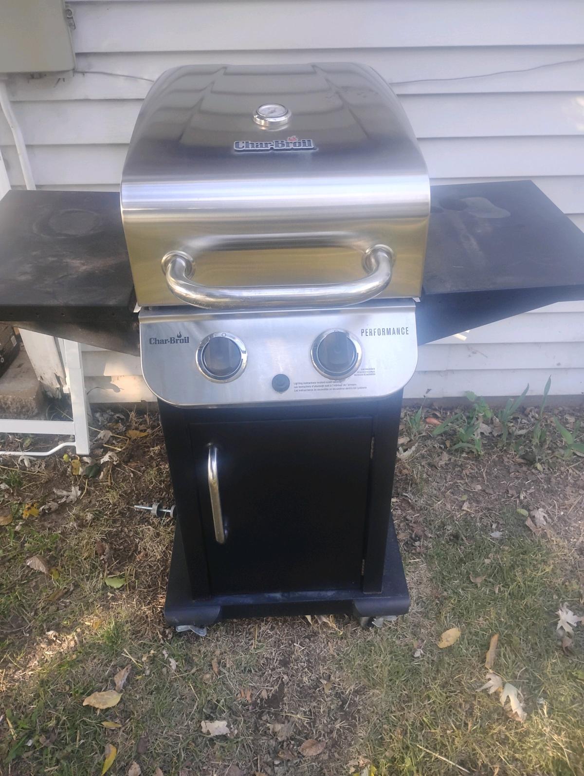 char broil 2 pilot burner grill