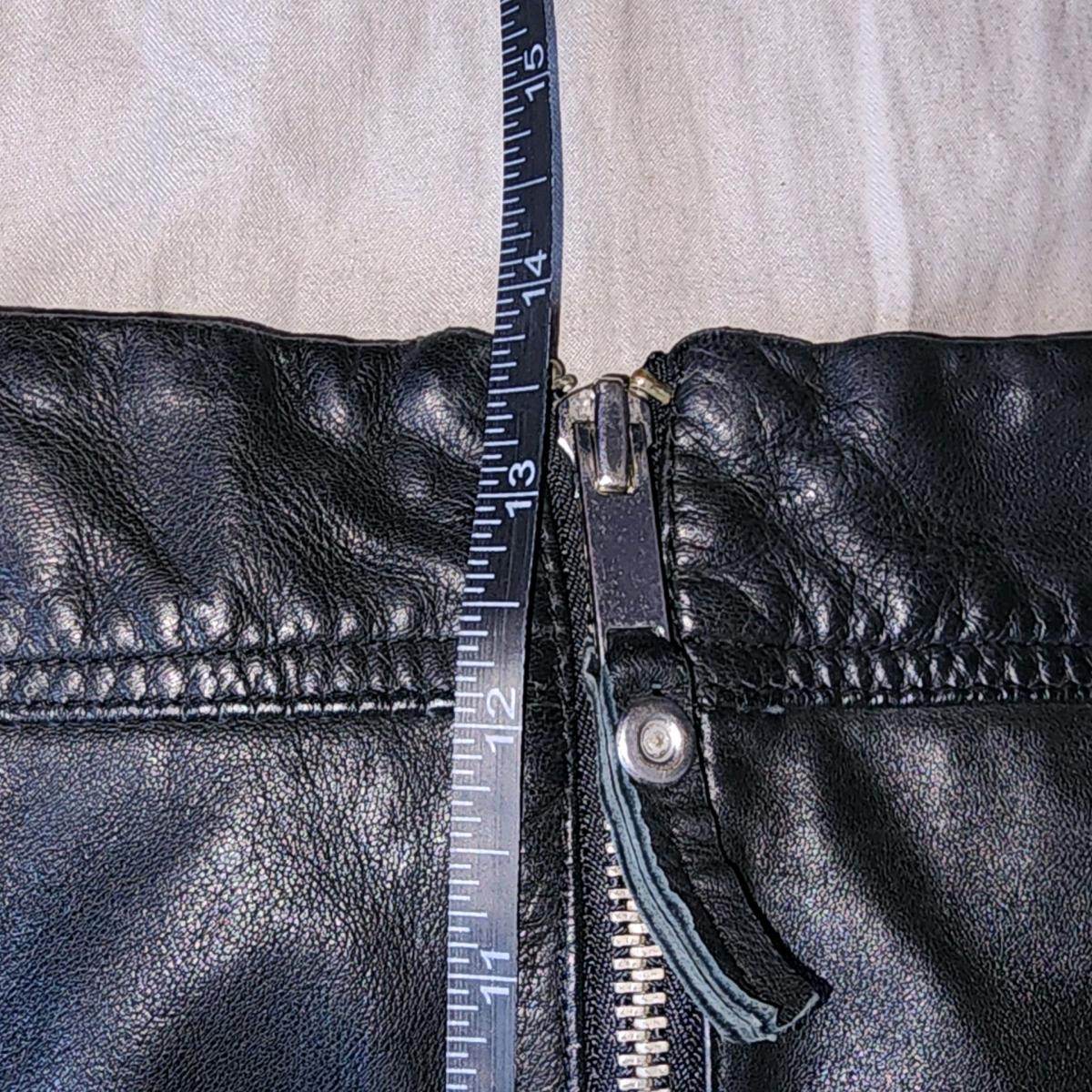 genuine leather skirt MNG brand