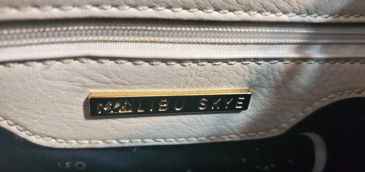 Malibu Skye Black and White Tote Bag