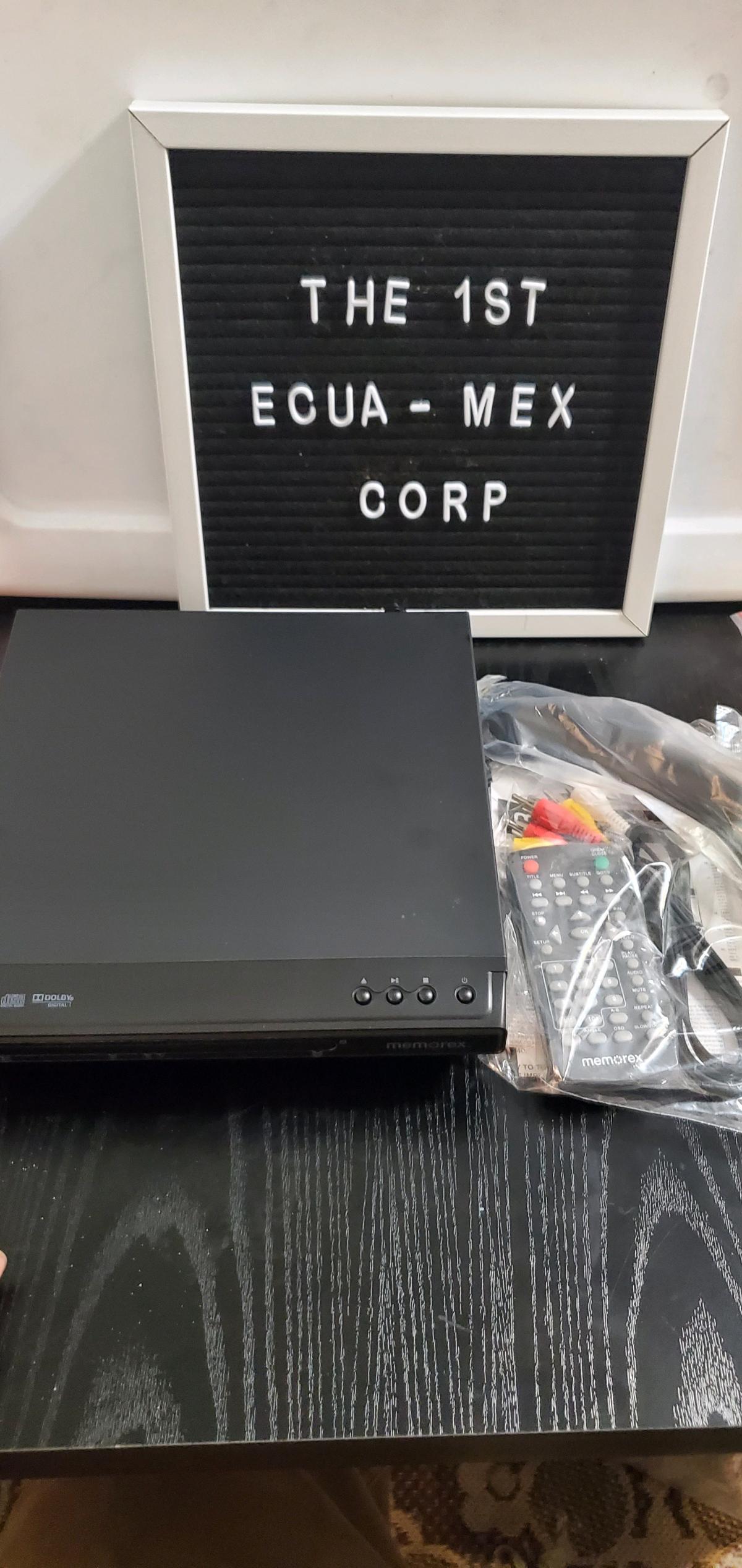 Memorex Progressive Scan DVD Player damage box