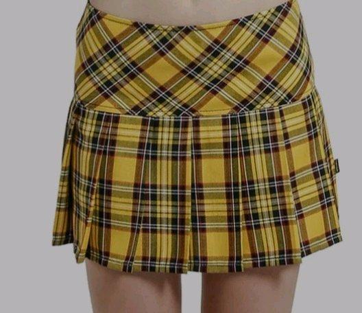 Tripp NYC Plaid Pleated Mini Skirt