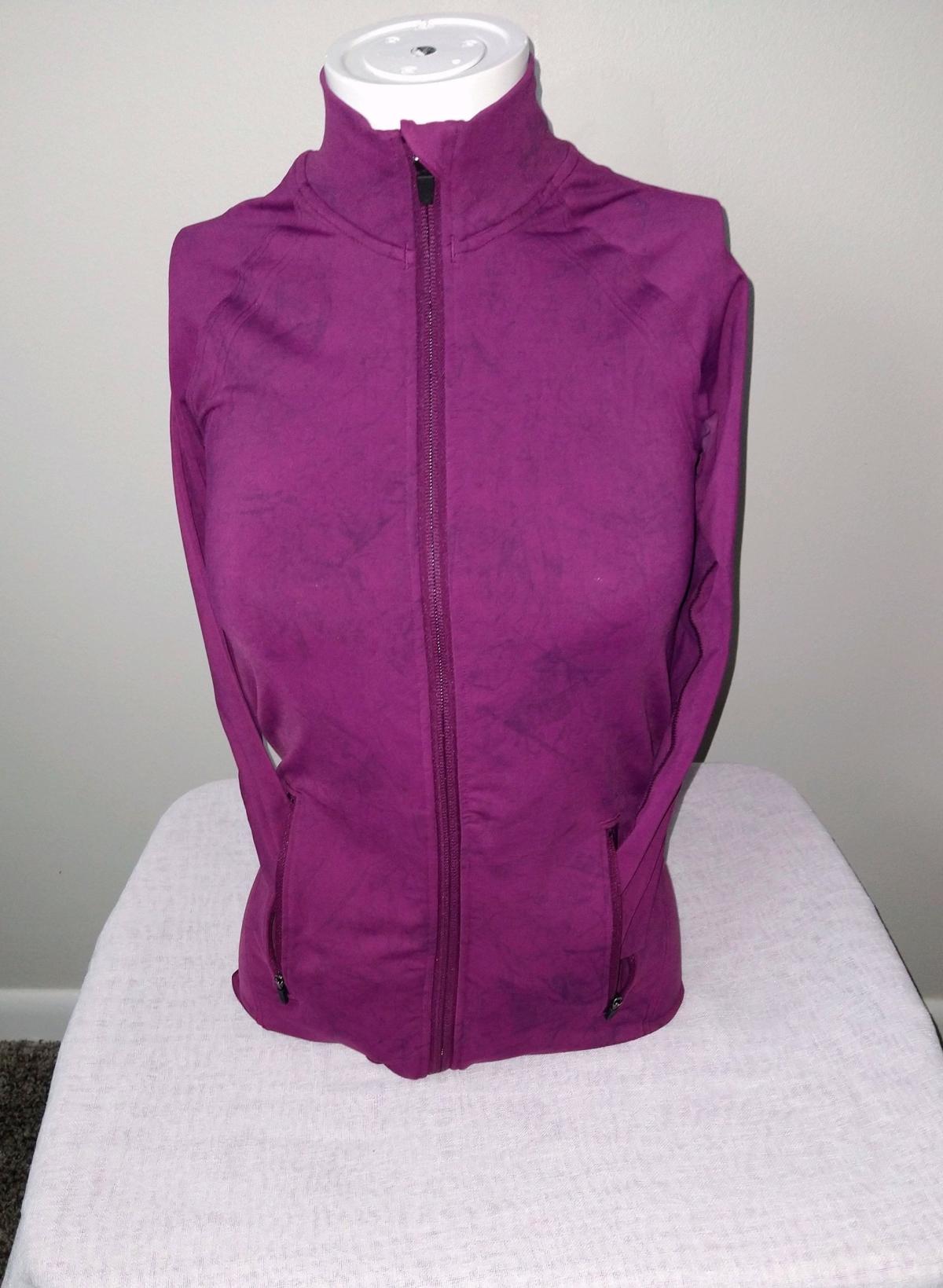 Lululemon Define Burgundy Athletic Jacket Size Small 2