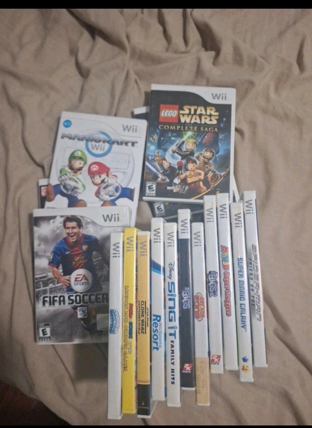 wii u with games