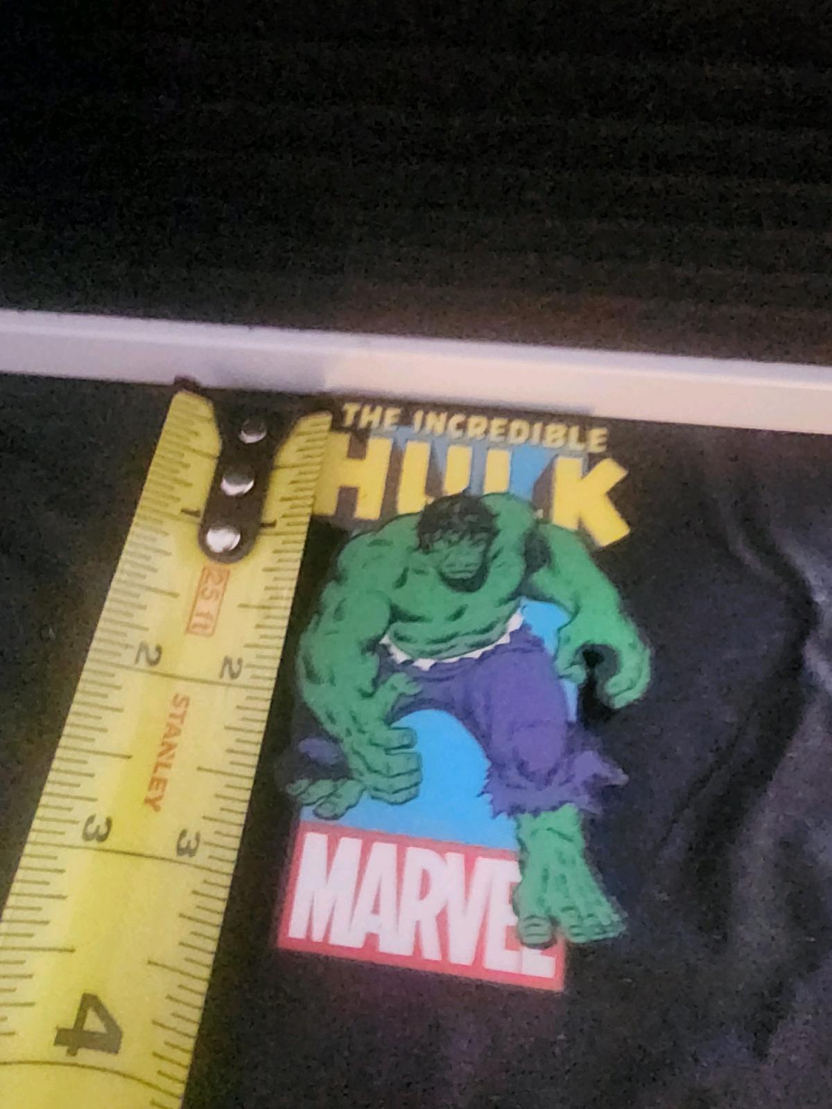 Incredible Hulk diecut magnet or sticker featuring classic v