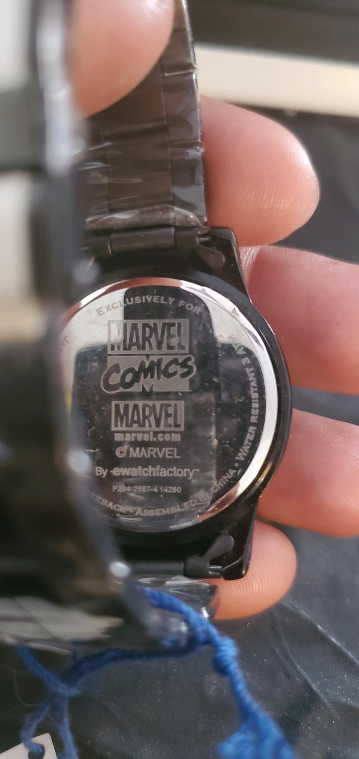Marvel SpiderMan fashion wristwatch run out battery no box
