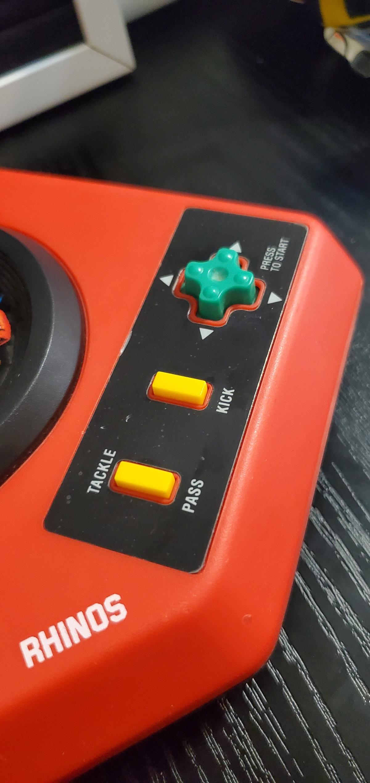 VTech 1986 Talking Football electronic handheld game