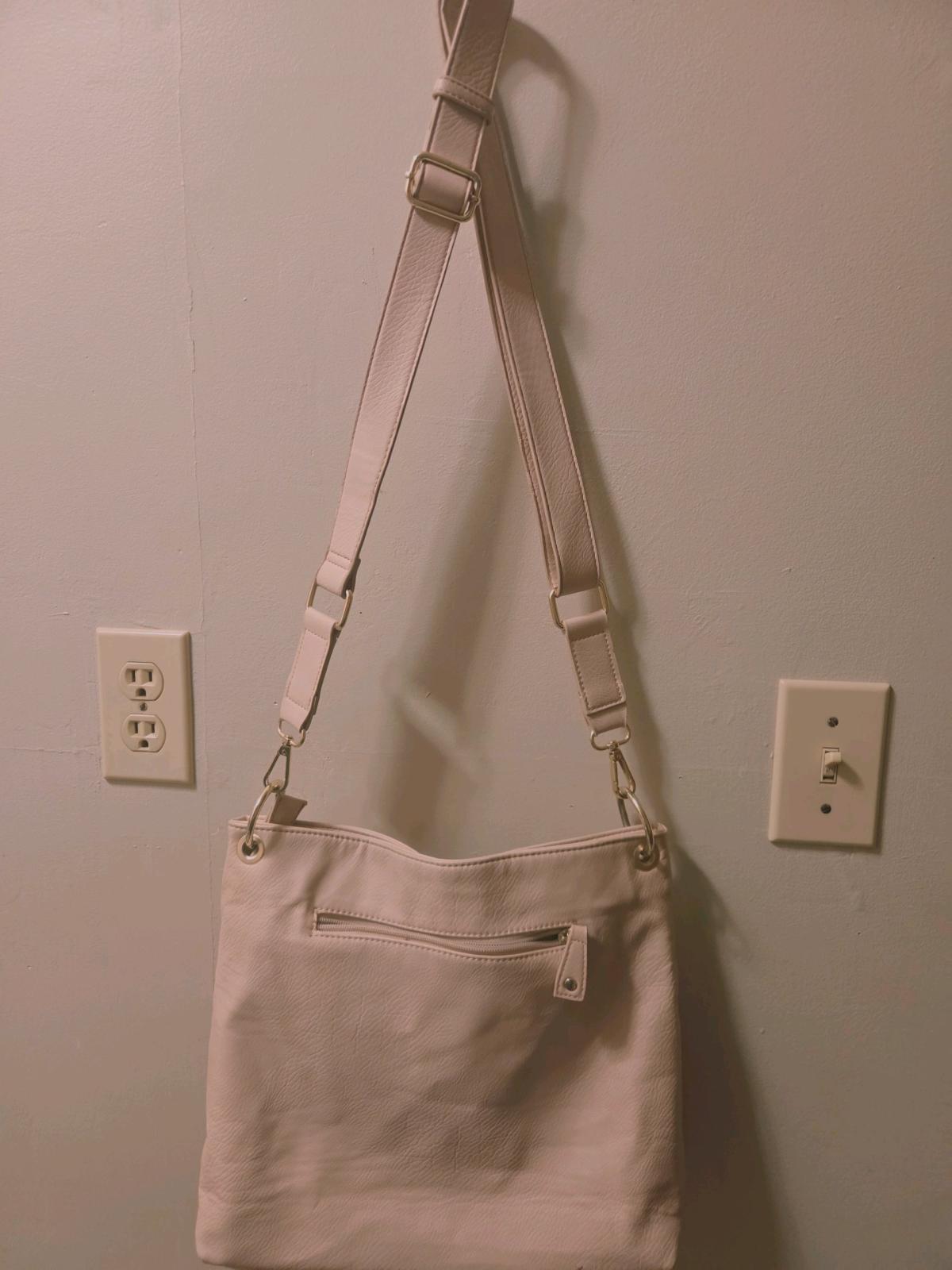 pale pink Franco Sarto shoulder bag