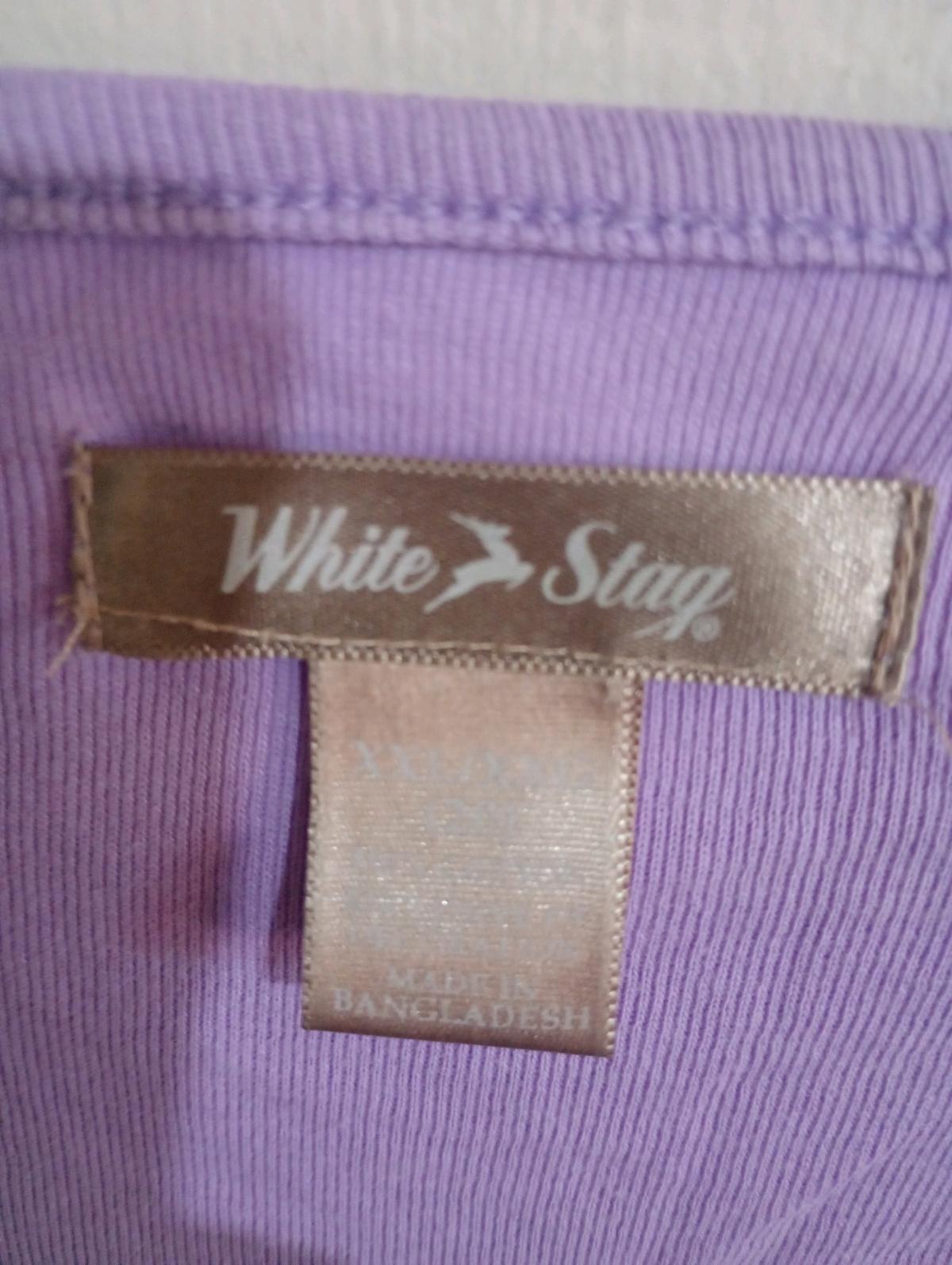 light purple blouse with flowers