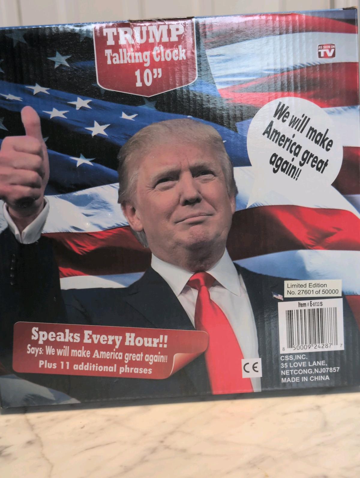 Donald Trump clock