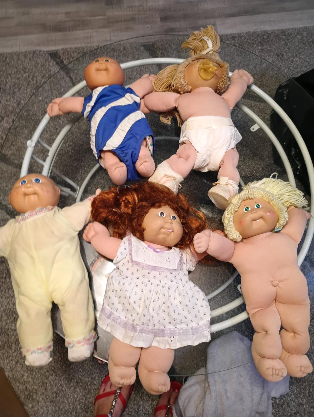 Vintage 1980s Cabbage Patch Dolls