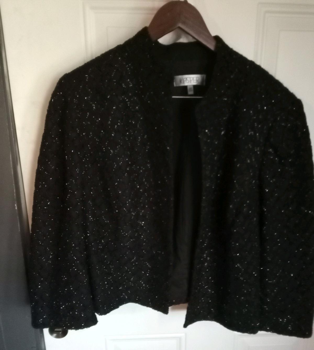 New Black Shiny Blazer