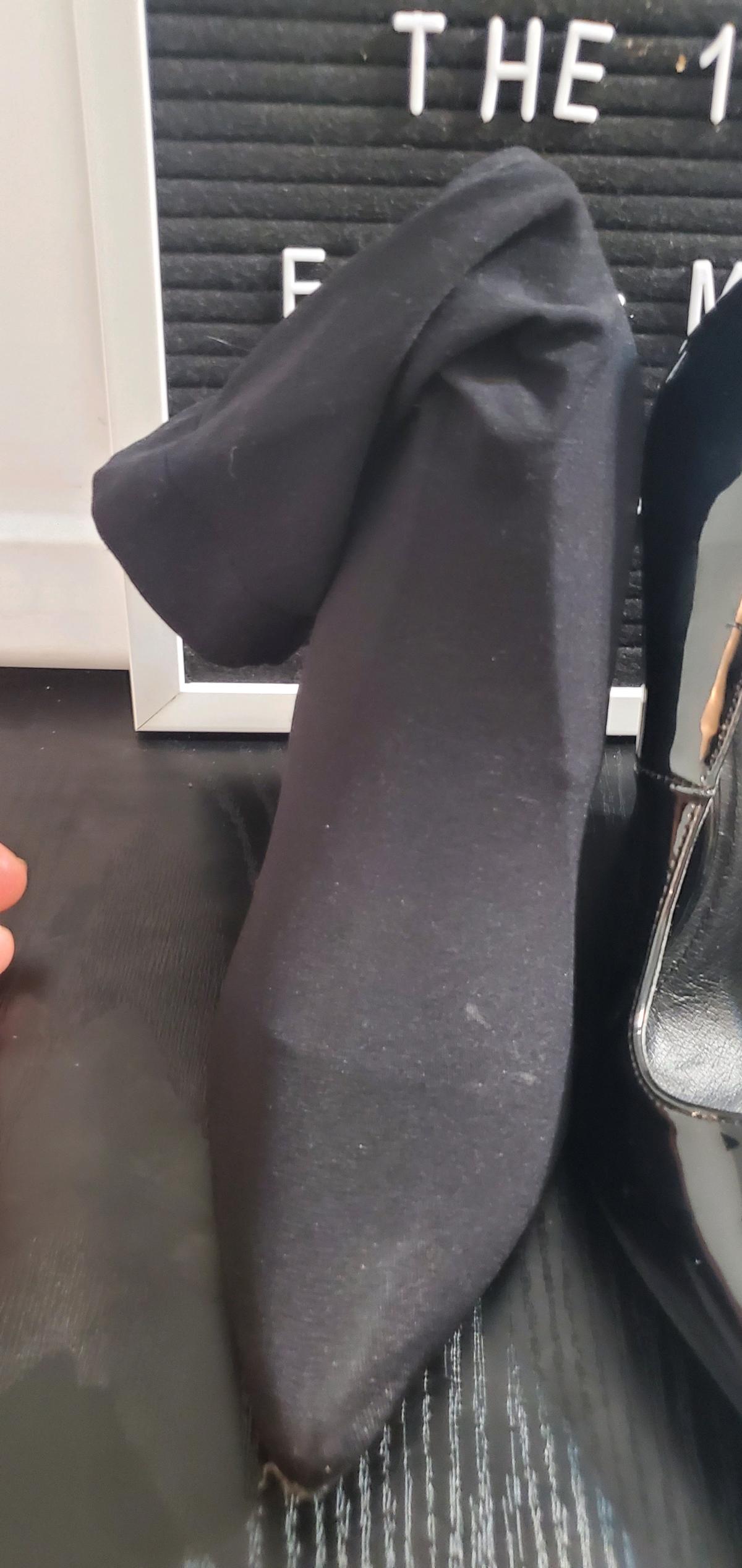 Fashion Nova Black Pointed Toe Heels Size 65 no box